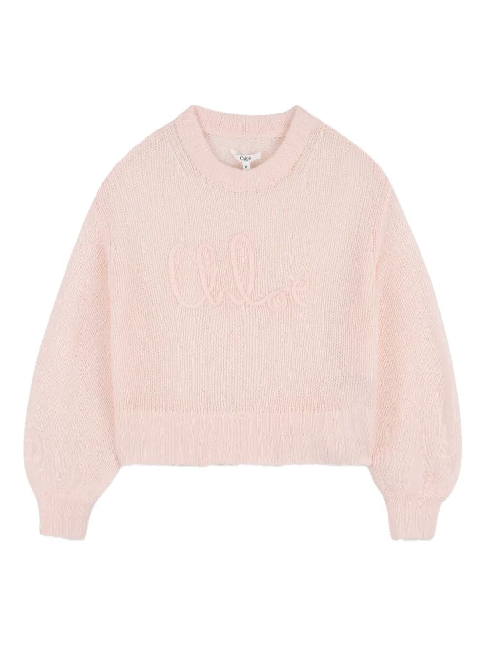 Wool Sweater With Embroidered Logo