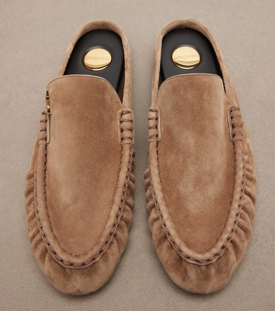 Le Loafer suede mules