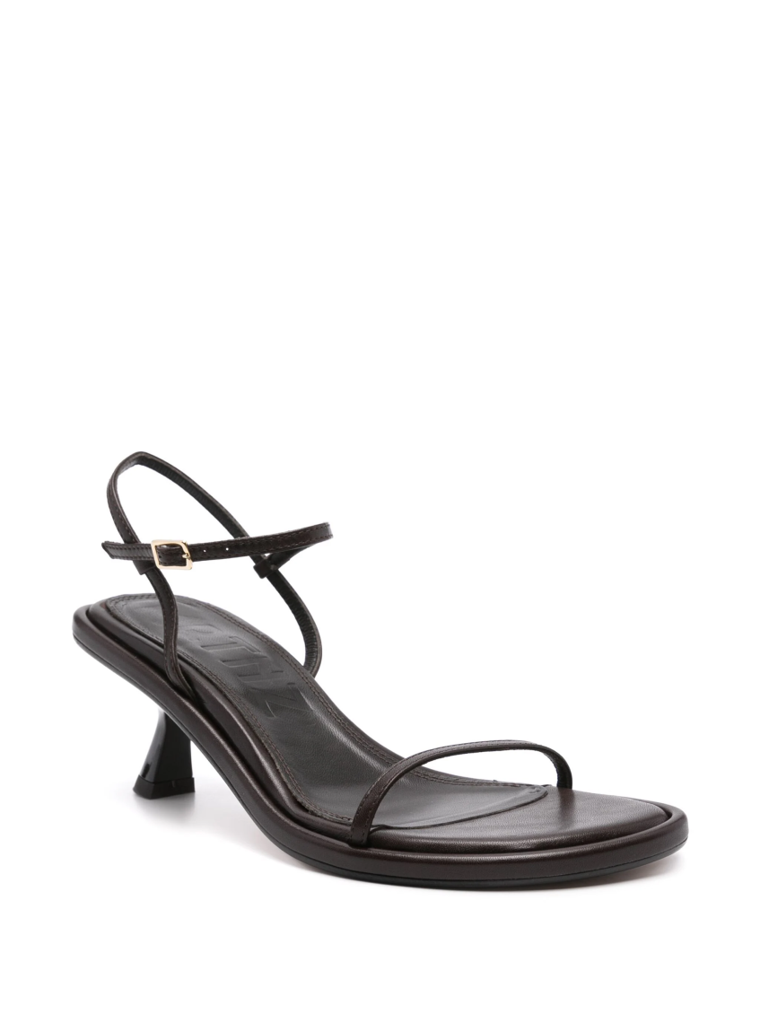 Dark Brown Leather Heels