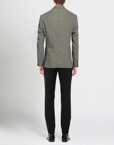 Man Blazer Military green Size 42 Cotton, Polyamide, Elastane
