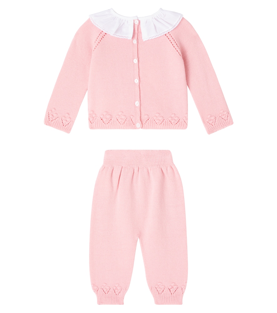 Baby Baya wool cardigan and pants set