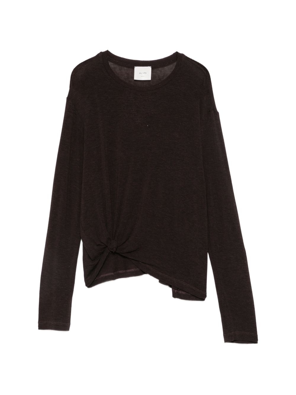 Knot Crewneck Sweater — Black