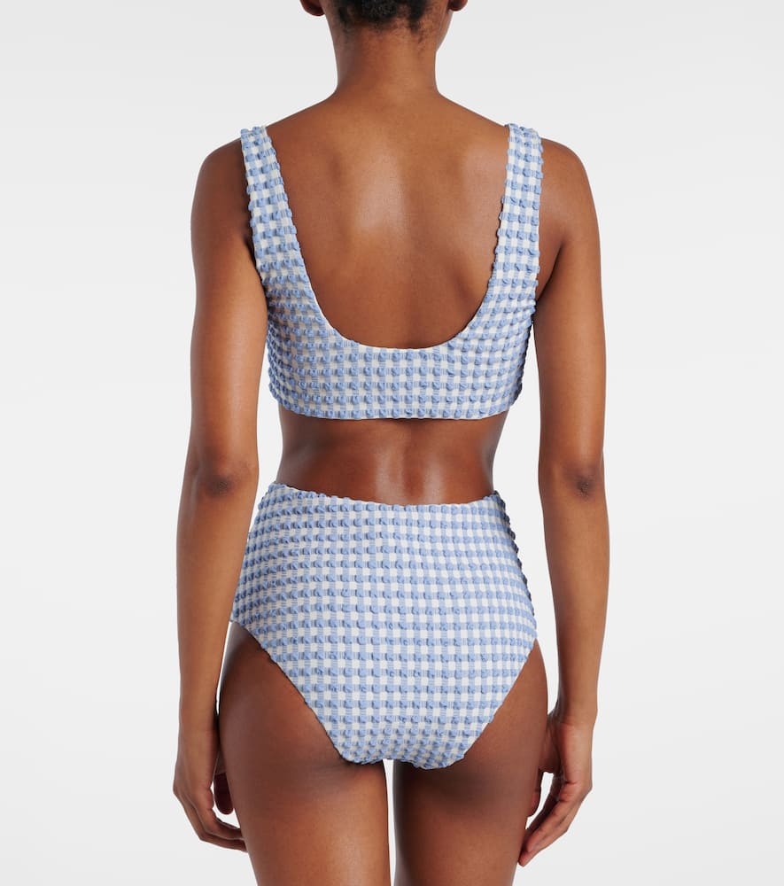 Ginger gingham bikini bottoms