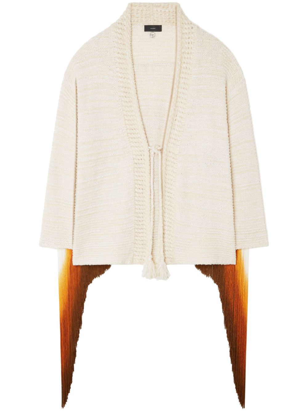 Back Long Fringes Cardigan