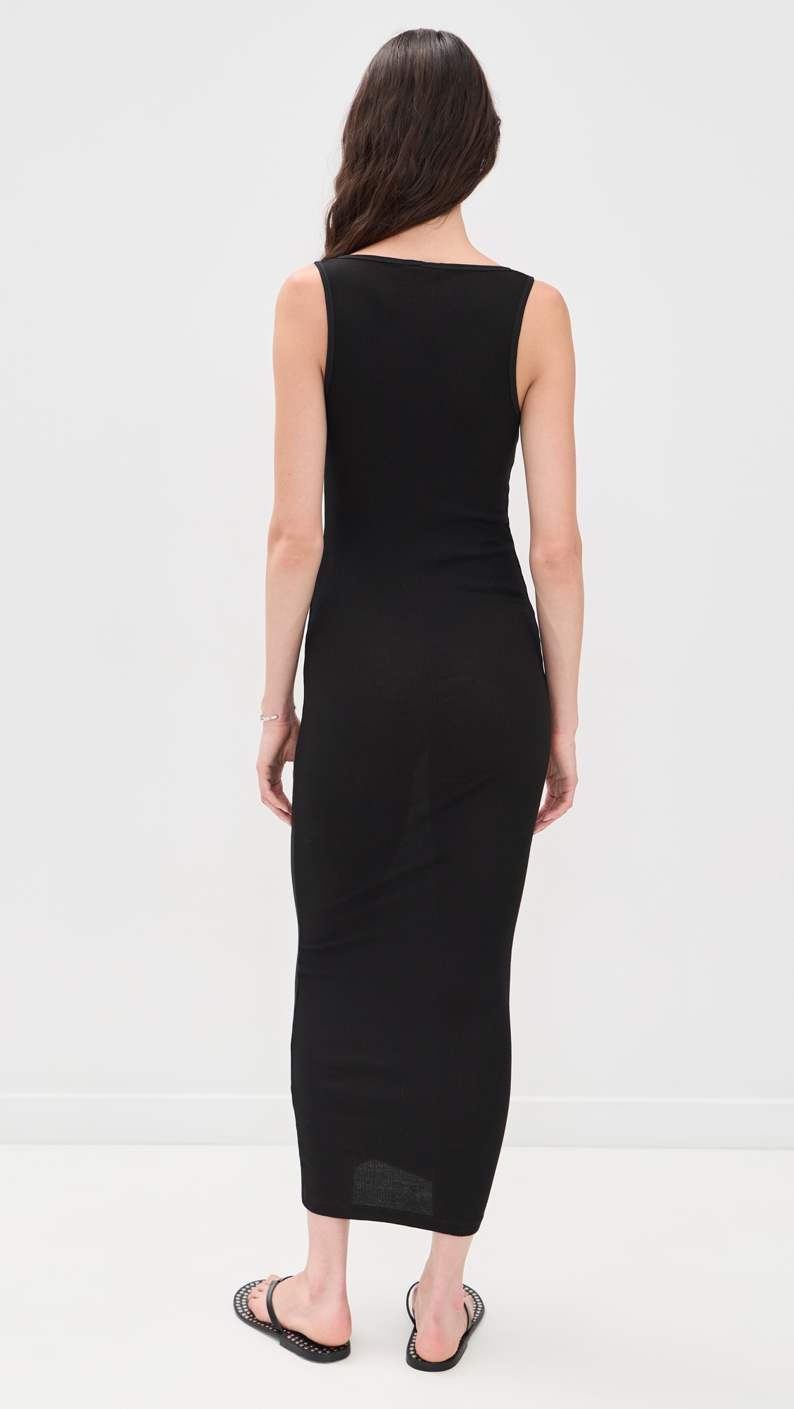 Dar V Dress Black