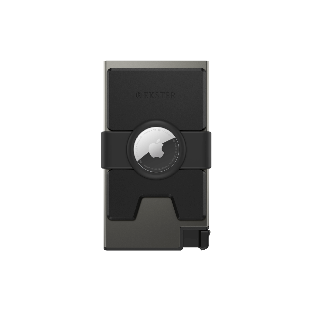 Ekster Cardholder for AirTag Fits up to 12 cards & cash Apple Compatible Green Ore