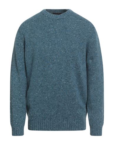 Man Sweater Slate blue Size 44 Wool, Cashmere, Polyester