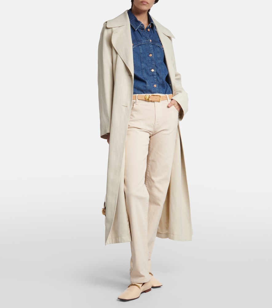 Ellie mid-rise straight jeans