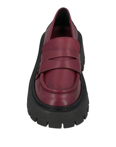 Vic Matiē Woman Loafers Burgundy Size 6 Leather