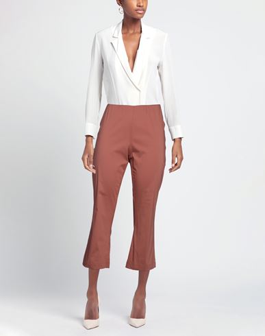 Liviana Conti Woman Pants Antique rose Size 4 Cotton, Polyamide, Elastane