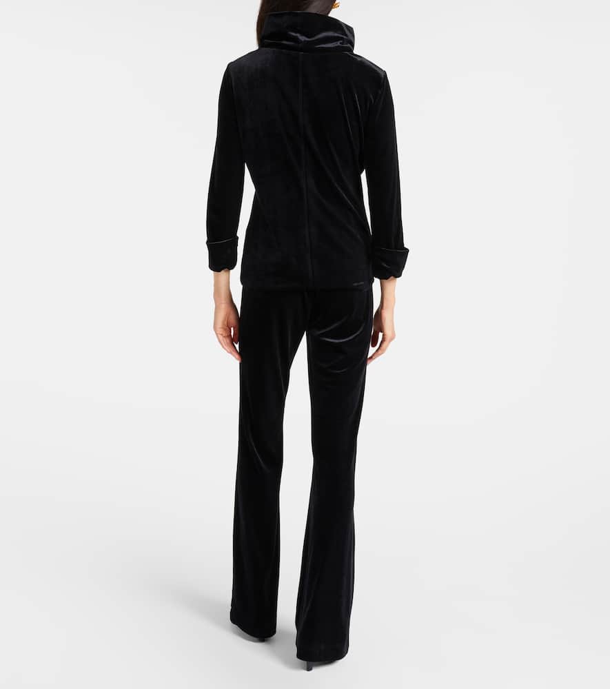 Soft Elegance velvet top