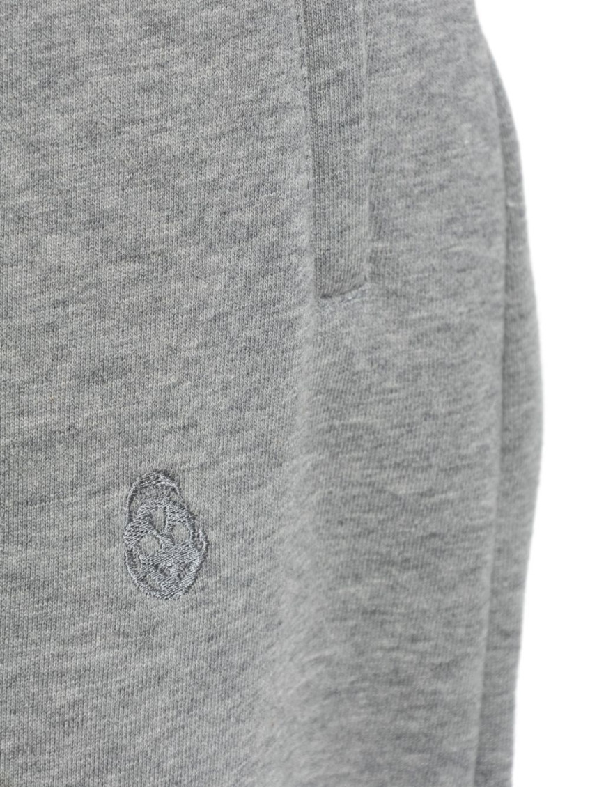 Light Grey Logo-embroidered Track Pants