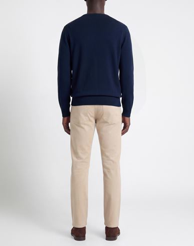 Man Sweater Navy Size 50 Polyamide, Wool, Viscose, Cashmere