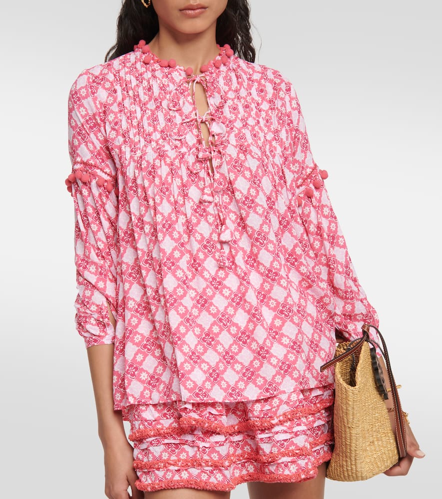 Clara printed blouse