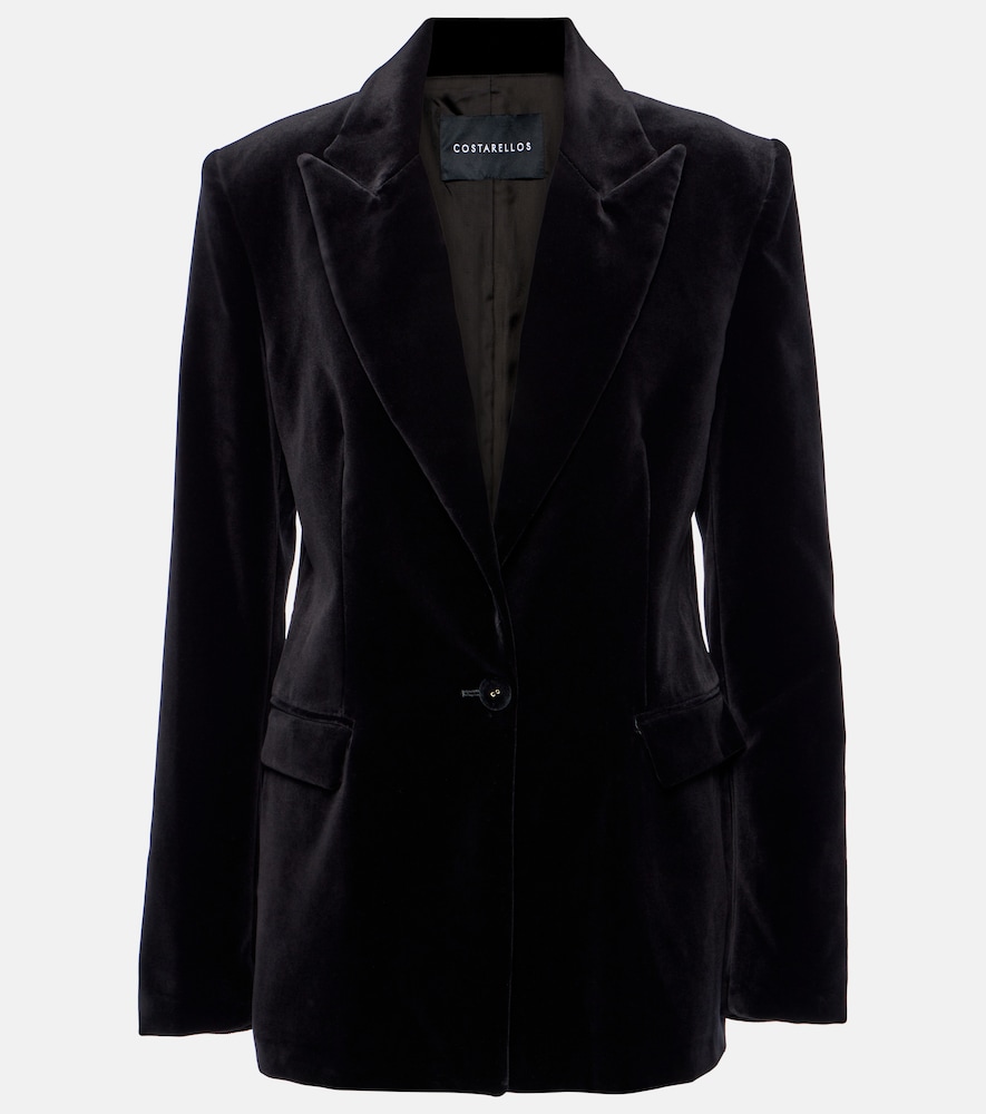 Azura cotton velvet blazer