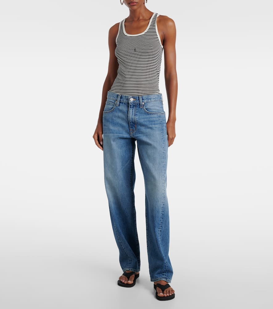 Jackson low-rise wide-leg jeans