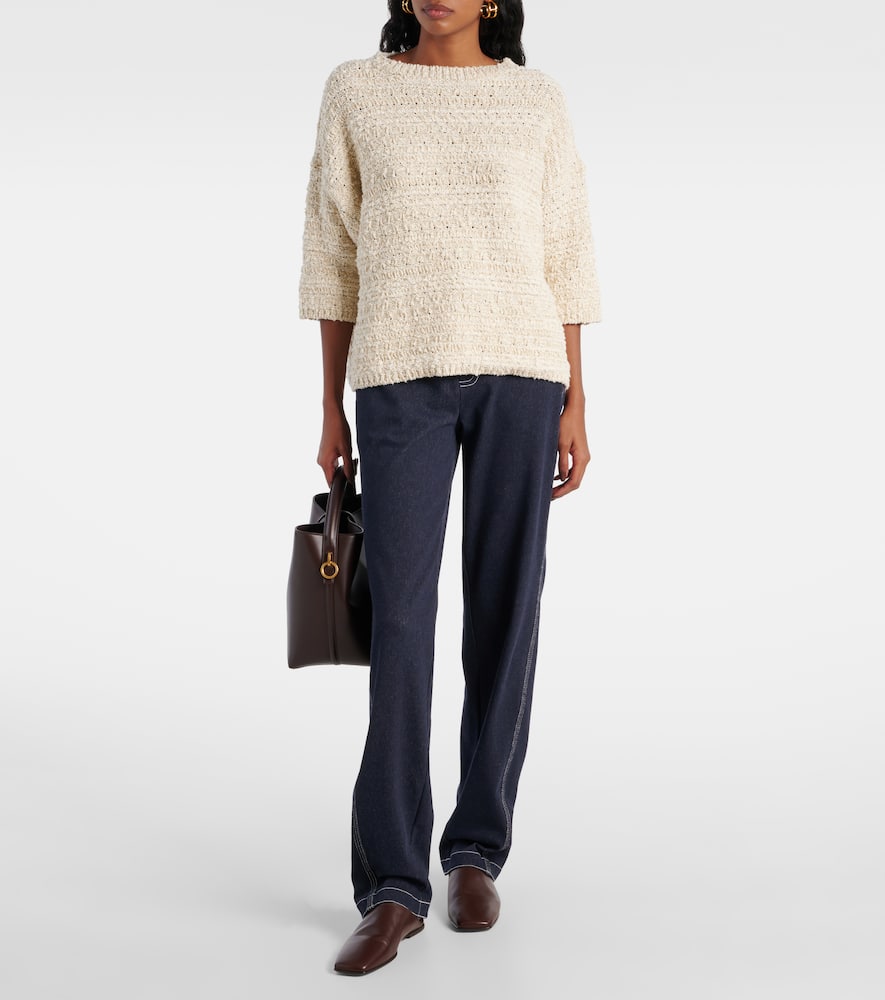 Arda cotton-blend sweater