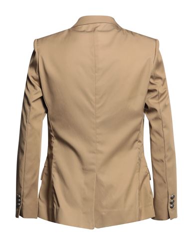 Man Blazer Camel Size 36 Lyocell, Cotton
