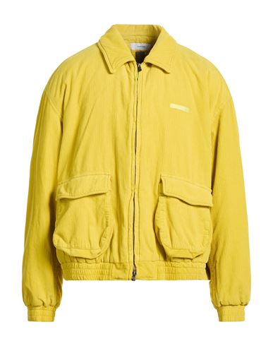 Man Jacket Yellow Size 5 Cotton