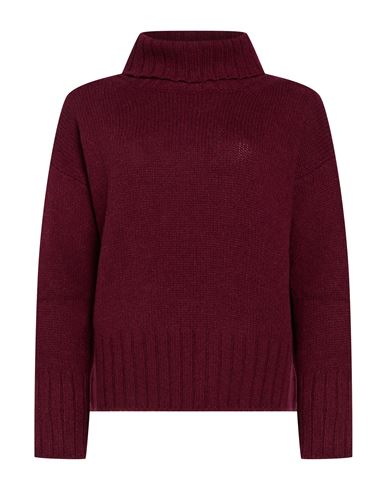 Woman Turtleneck Burgundy Size 8 Cashmere