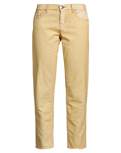 Jacob Cohёn Woman Pants Yellow Size 27 Cotton, Resin, Elastane