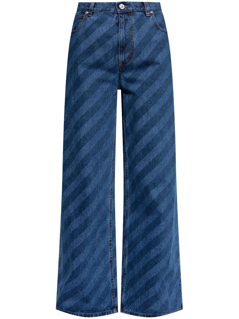Striped jeans - Blue