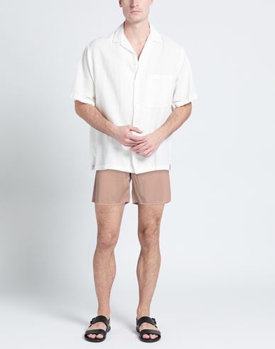 Man Shorts & Bermuda Shorts Light brown Size 31 Cotton