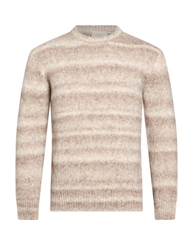 Man Sweater Sand Size M Alpaca wool, Cotton