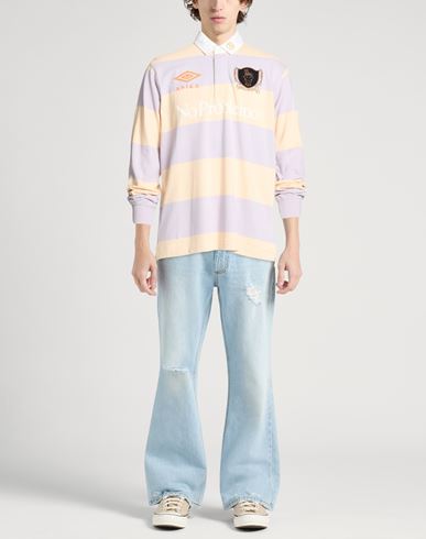 Man Polo shirt Lilac Size M Cotton