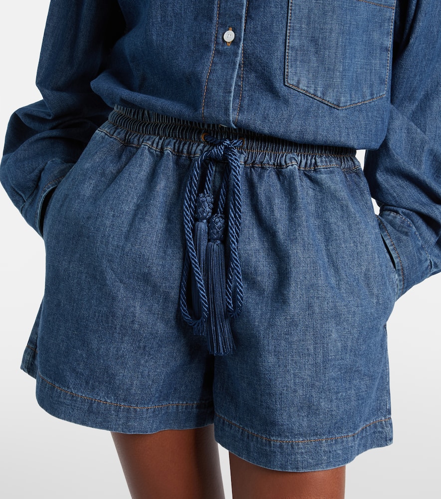 Denim shorts