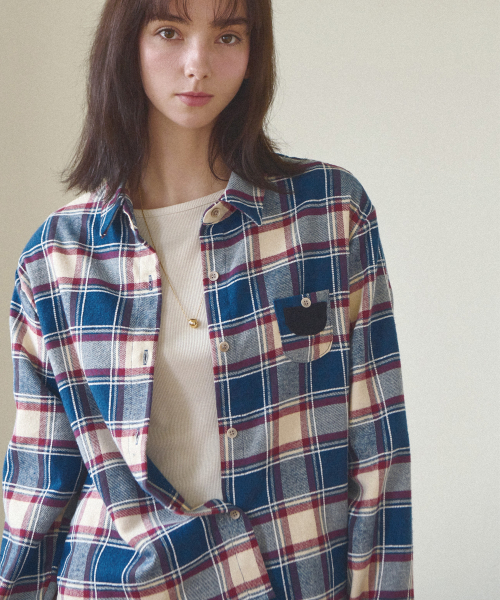 Cozy plaid check shirt_2 Colors