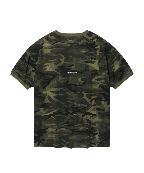ANTI LOVE CAMO RINGER TEE KHAKI