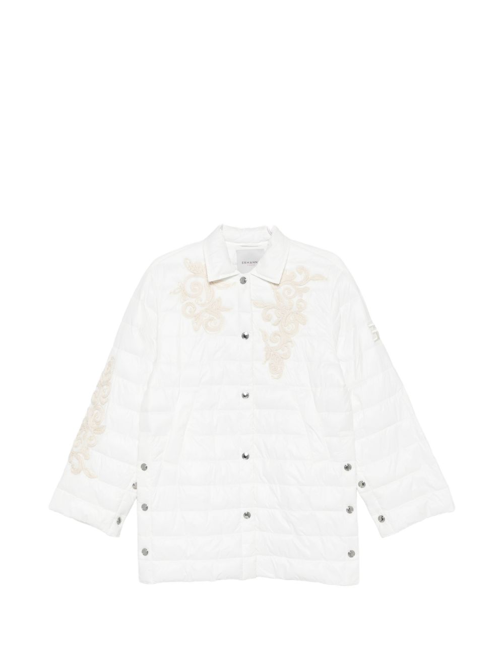 Quilted nylon down jacket