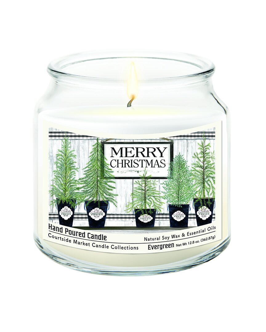 Merry Christmas Hand-Poured Soy Wax Candle