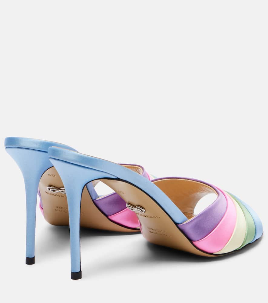 Gradient 95 satin mules