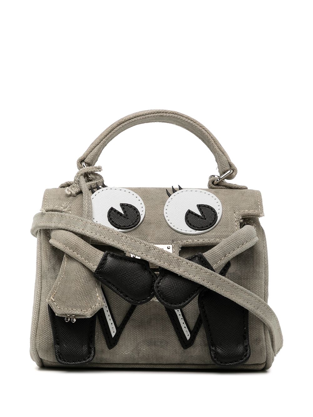 X Dr. Woo mini doll bag - Grey