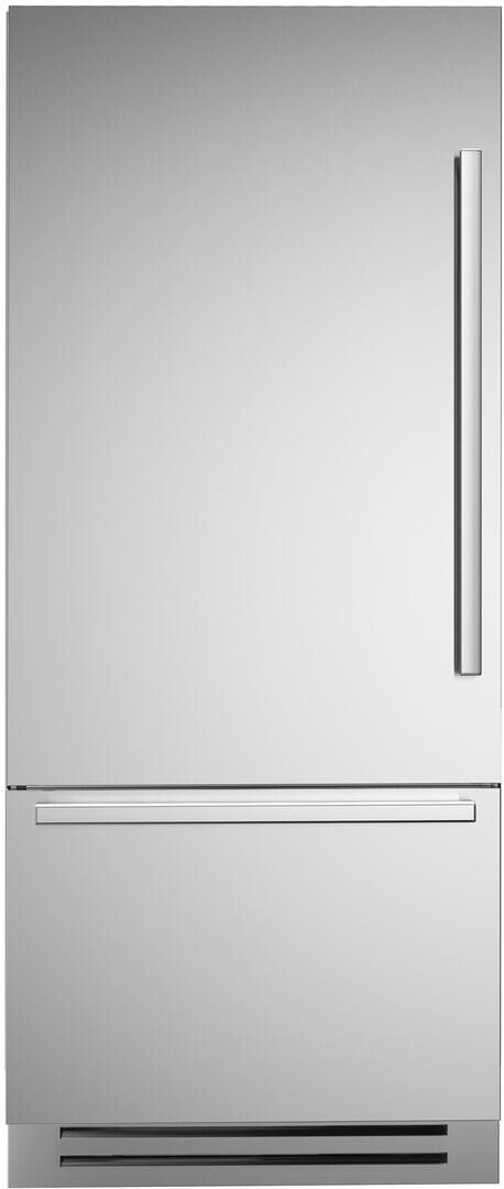 Bertazzoni 36 Inch Master 36" Built In Bottom Freezer Refrigerator REF36BMBIXLT
