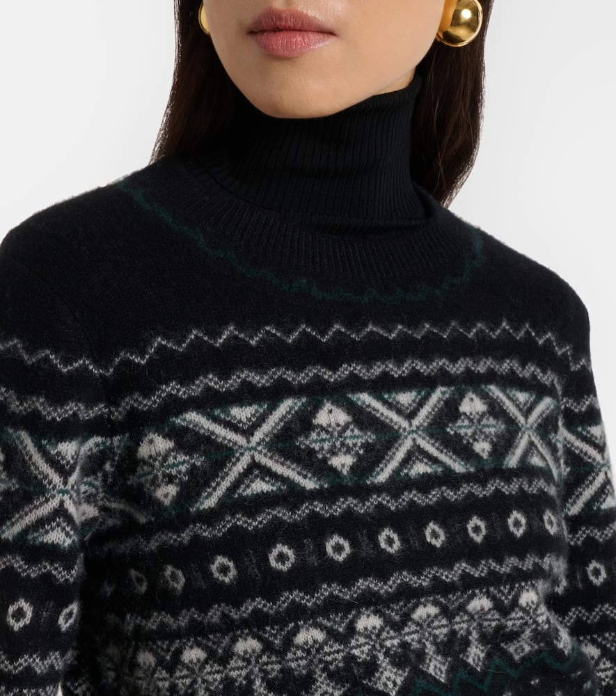 Fair Isle cashmere sweater
