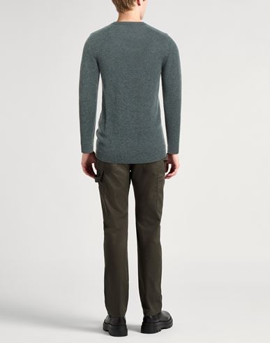 Man Sweater Slate blue Size 38 Wool