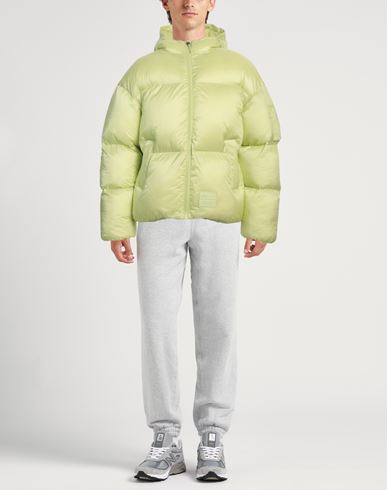 Man Puffer Lime green Size M Nylon