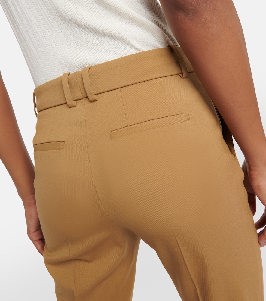 Eliston wool gabardine straight pants