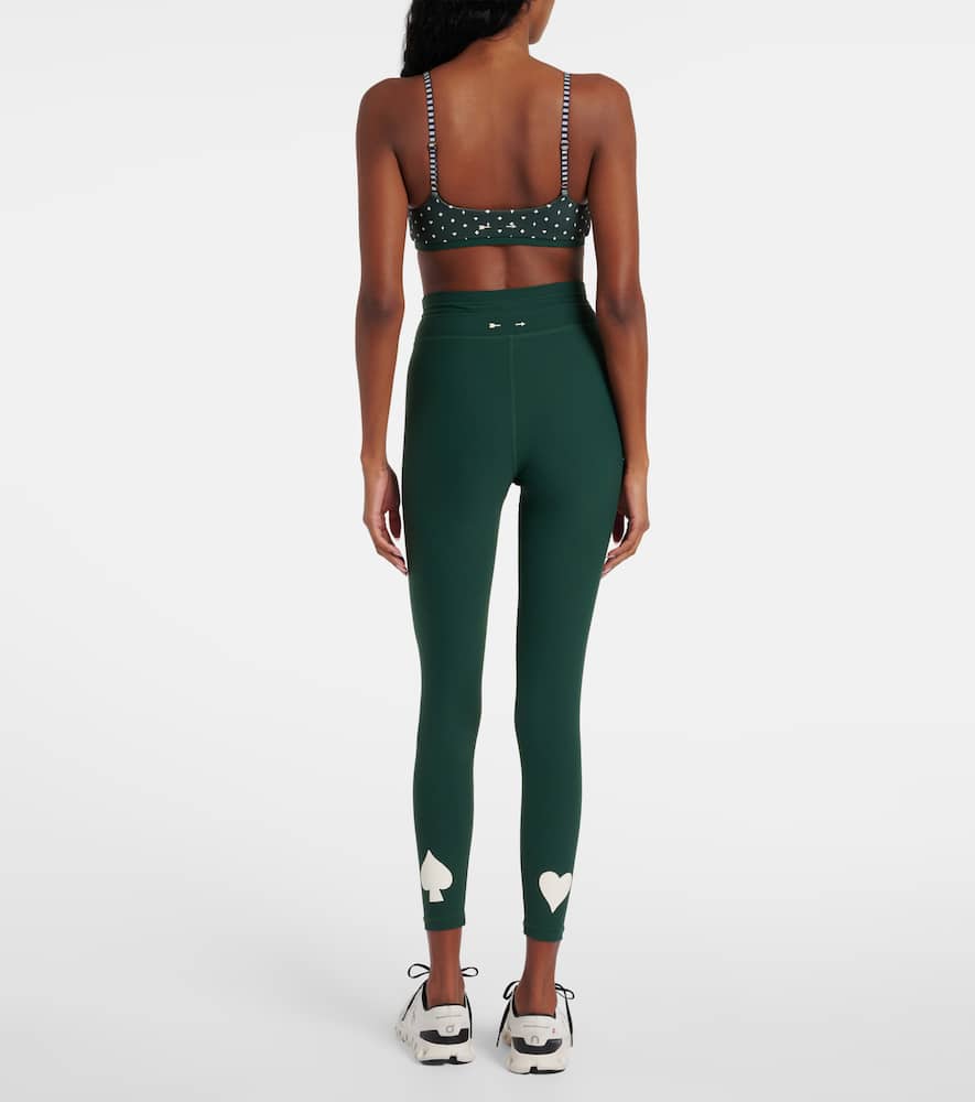 Ace of Hearts high-rise leggings
