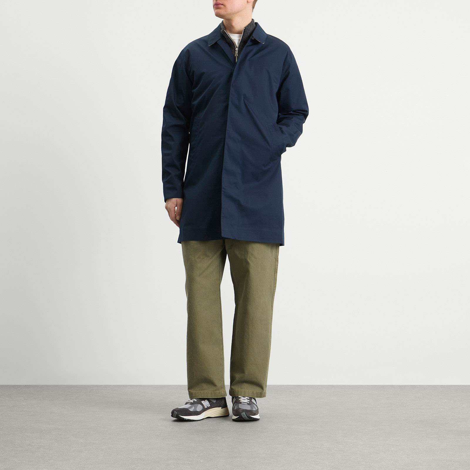 Men's Rokig Waterproof Jacket in Navy/Highland Loch