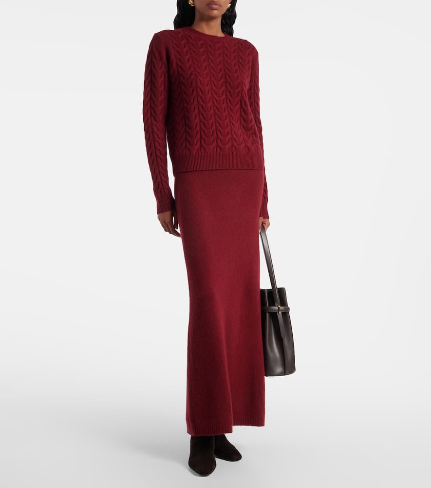 Aramis cable-knit cashmere sweater