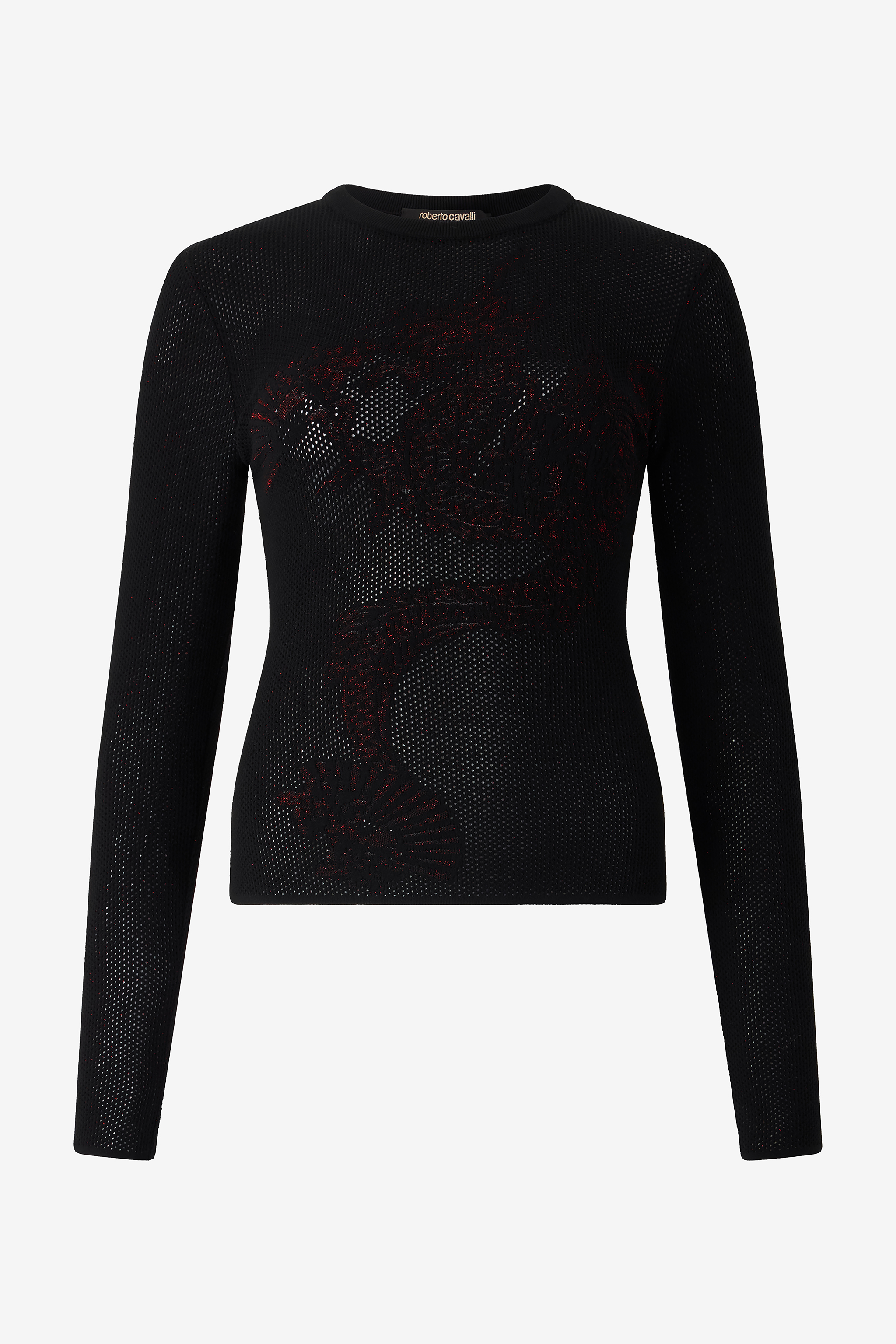 Micro-openwork Sweater With Dragon