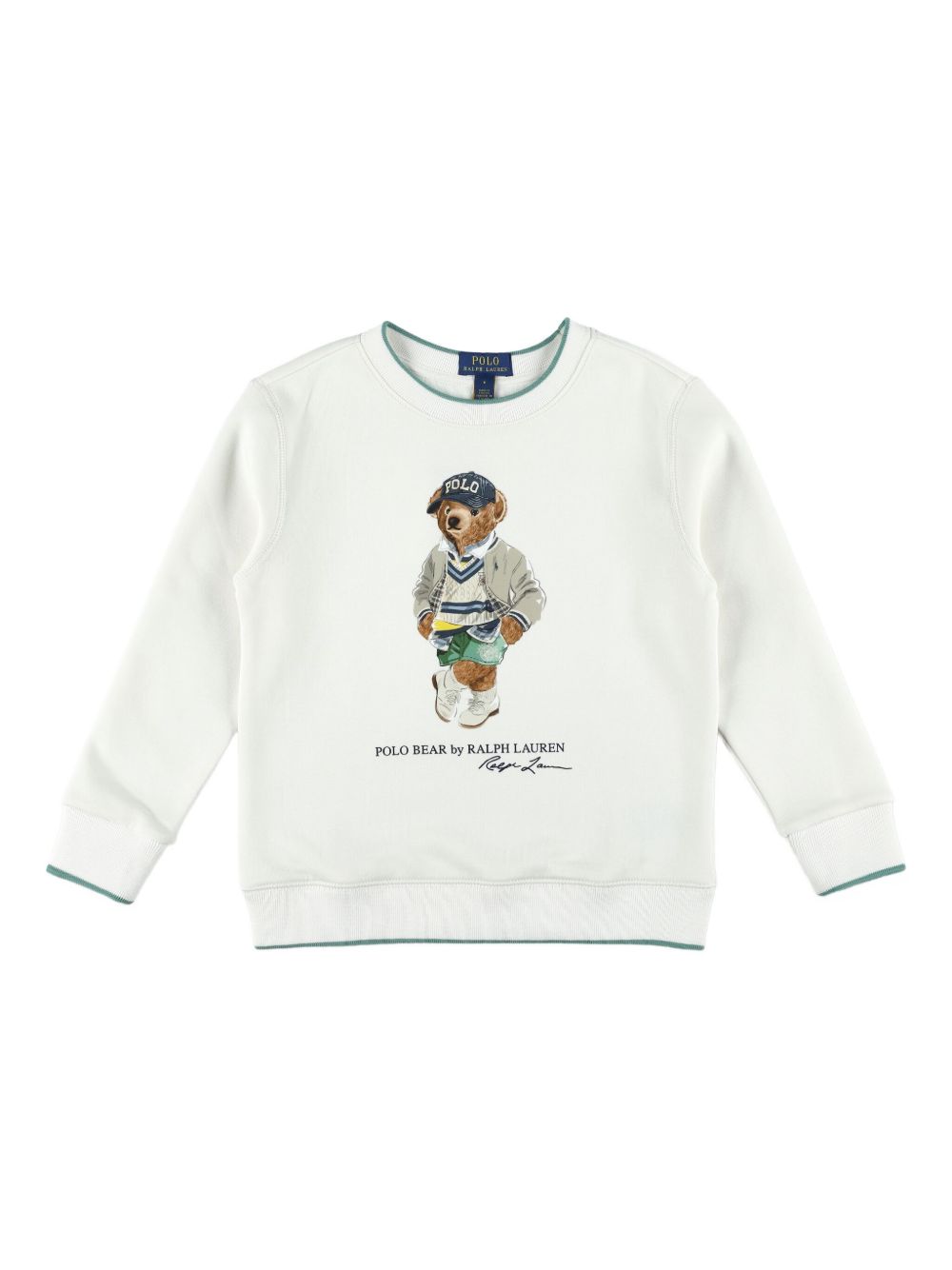 Polo Bear sweatshirt - White