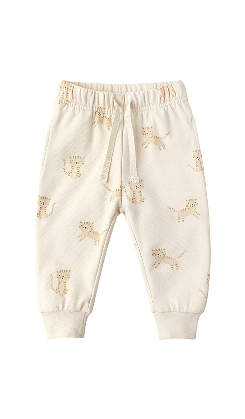 QUINCY MAE Relaxed Sweatpant in Tigers. 12-18M also -24M