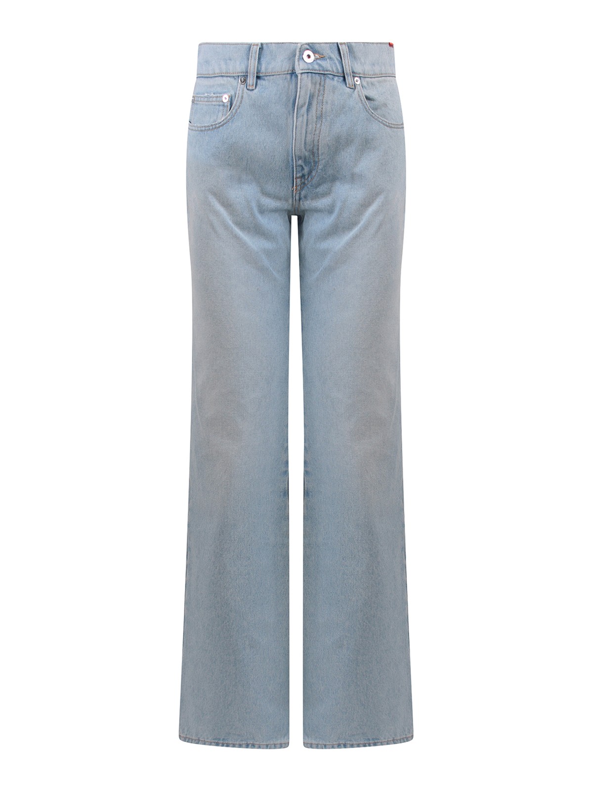 Flared five pockets baggy jeans