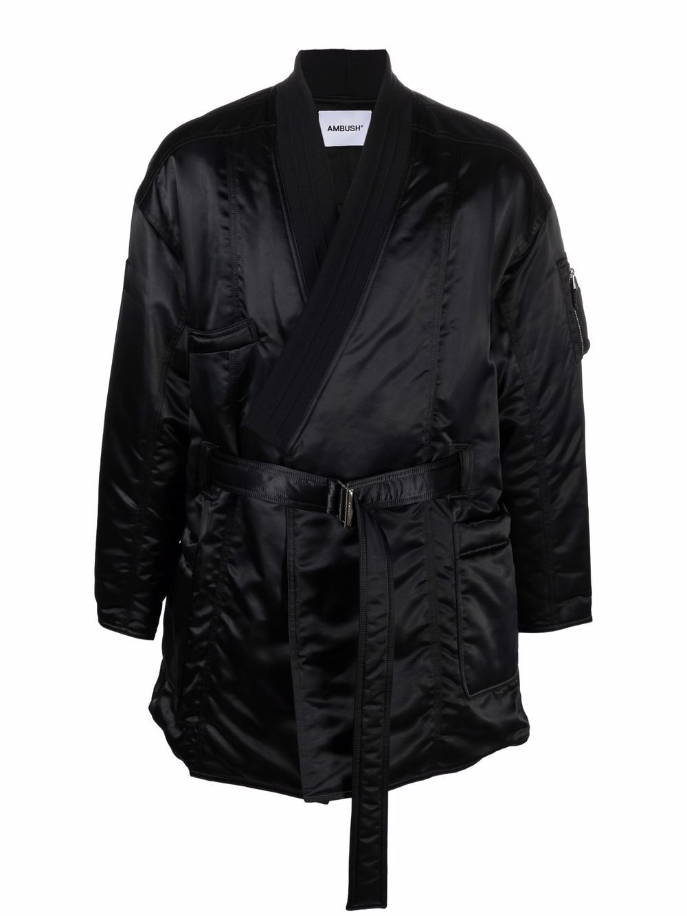 MA-1 hybrid wrap coat - Black
