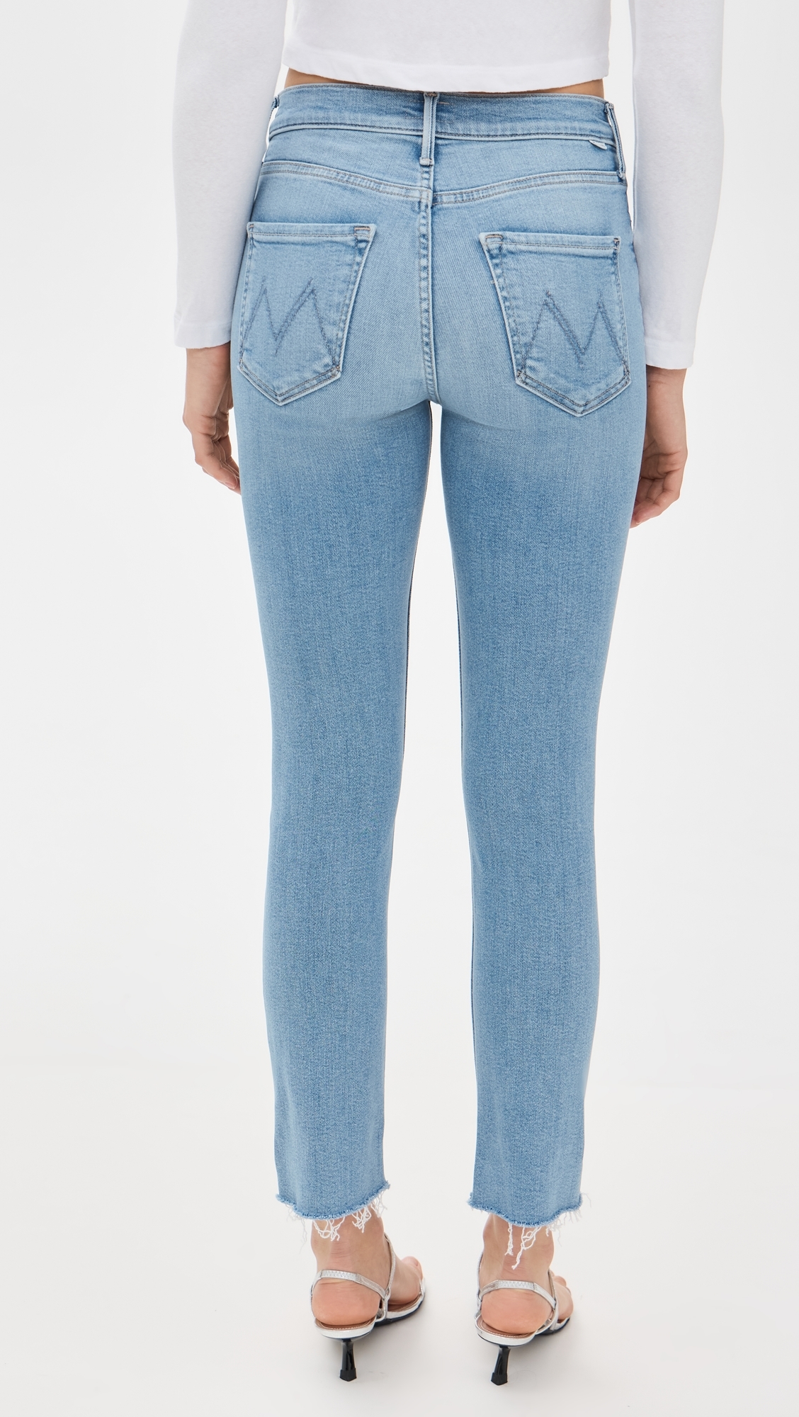 Mid Rise Dazzler Ankle Fray Jeans Blessing In Disguise